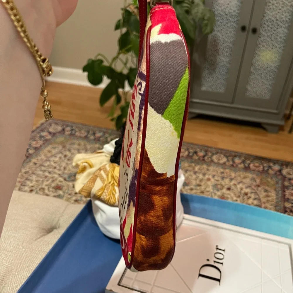 Dior Limited Edition Multicolor Victim Mini Saddle Bag - Picture 7 of 16